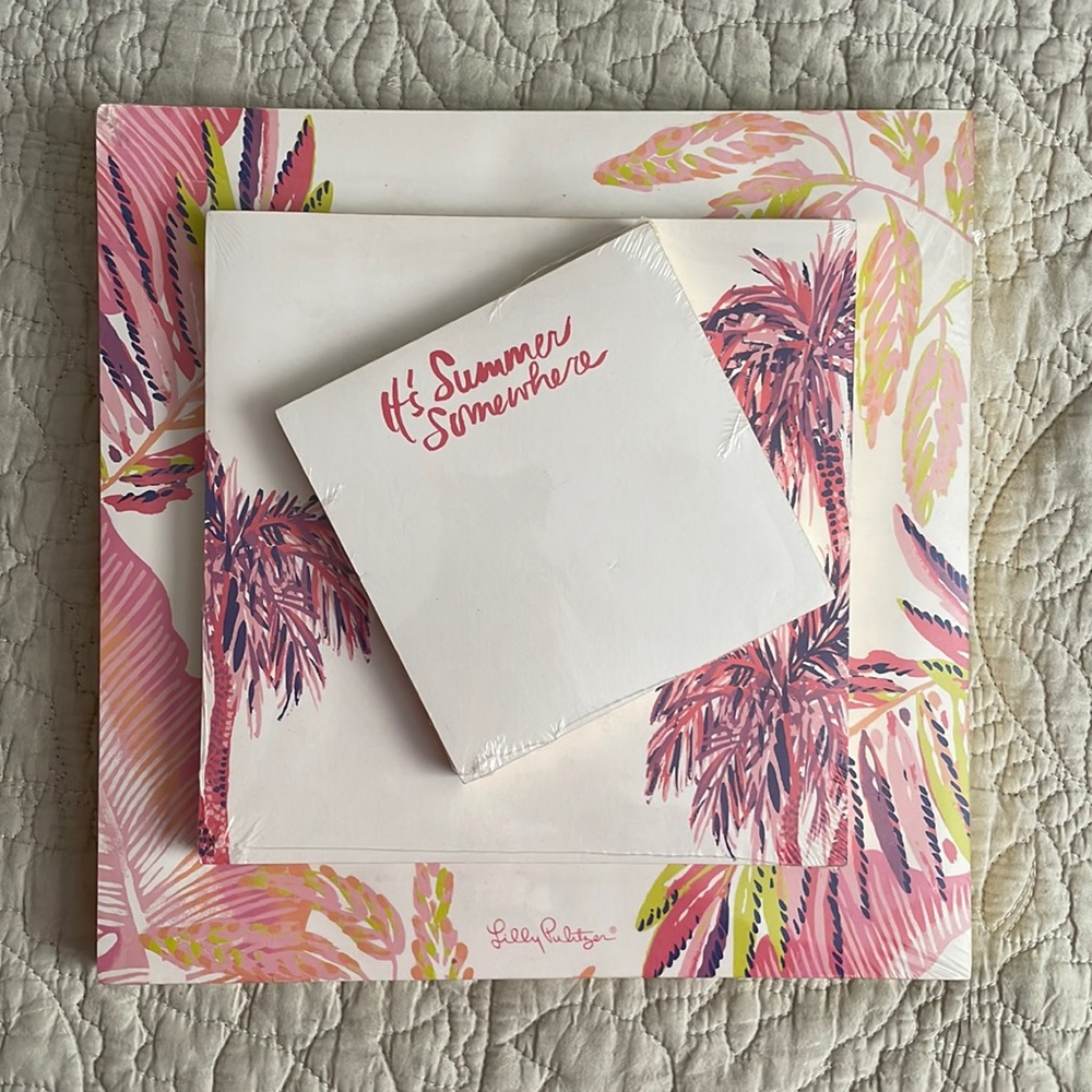 New in packaging Lilly Pulitzer stationary